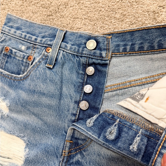 Levi’s 501 denim shorts 3 pairs - Picture 13 of 16